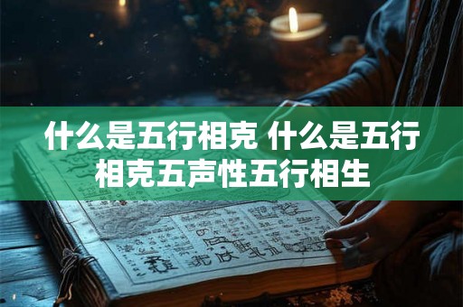 什么是五行相克 什么是五行相克五声性五行相生 什么是五行相克 什么是五行相克五声性五行相生
