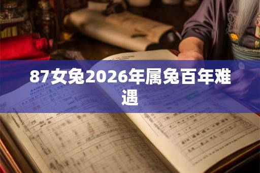 87女兔2026年属兔百年难遇 87女兔2026年属兔百年难遇
