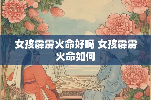 女孩霹雳火命好吗 女孩霹雳火命如何 女孩霹雳火命好吗 女孩霹雳火命如何
