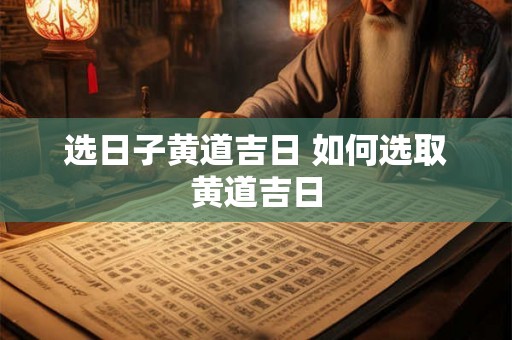 选日子黄道吉日 如何选取黄道吉日 选日子黄道吉日 如何选取黄道吉日