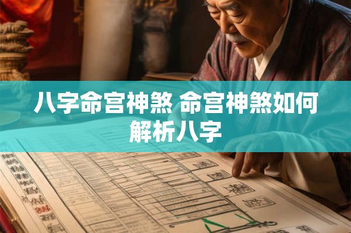 八字命宫神煞 命宫神煞如何解析八字 八字命宫神煞 命宫神煞如何解析八字