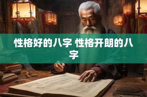 性格好的八字 性格开朗的八字 性格好的八字 性格开朗的八字