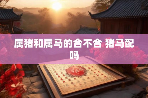 属猪和属马的合不合 猪马配吗 属猪和属马的合不合 猪马配吗