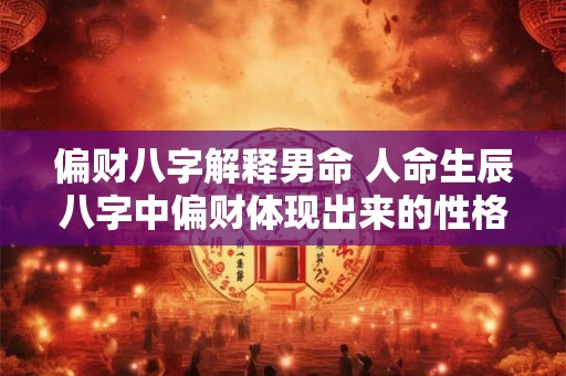 偏财八字解释男命 人命生辰八字中偏财体现出来的性格特征 偏财八字解释男命 人命生辰八字中偏财体现出来的性格特征