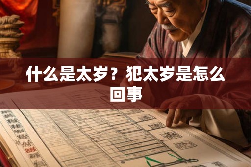 什么是太岁?犯太岁是怎么回事 什么是太岁?犯太岁是怎么回事