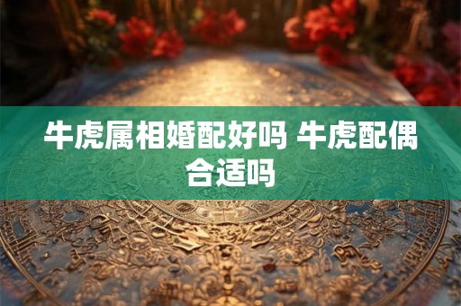 牛虎属相婚配好吗 牛虎配偶合适吗 牛虎属相婚配好吗 牛虎配偶合适吗