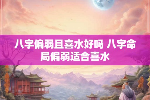 八字偏弱且喜水好吗 八字命局偏弱适合喜水