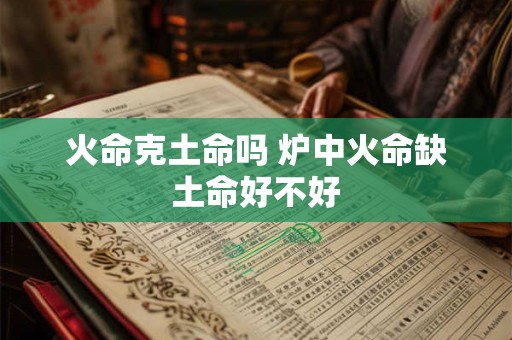 火命克土命吗 炉中火命缺土命好不好 火命克土命吗 炉中火命缺土命好不好
