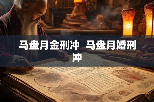 马盘月金刑冲  马盘月婚刑冲