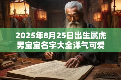 2025年8月25日出生属虎男宝宝名字大全洋气可爱 2025年8月25日出生属虎男宝宝名字大全洋气可爱