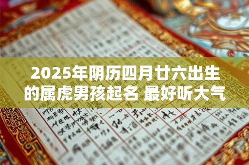 2025年阴历四月廿六出生的属虎男孩起名 最好听大气的名字 2025年阴历四月廿六出生的属虎男孩起名 最好听大气的名字