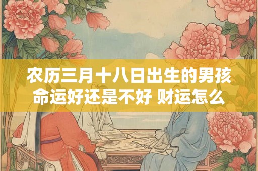 农历三月十八日出生的男孩命运好还是不好 财运怎么样 农历三月十八日出生的男孩命运好还是不好 财运怎么样