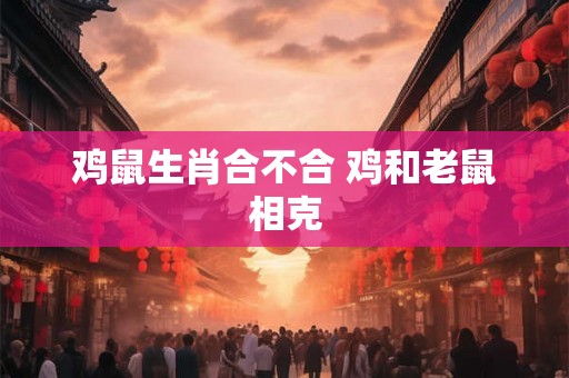 鸡鼠生肖合不合 鸡和老鼠相克 鸡鼠生肖合不合 鸡和老鼠相克