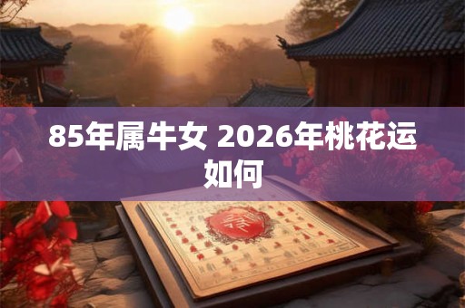 85年属牛女 2026年桃花运如何 85年属牛女 2026年桃花运如何