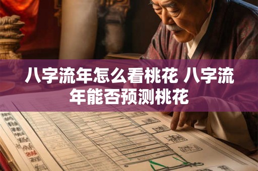 八字流年怎么看桃花 八字流年能否预测桃花 八字流年怎么看桃花 八字流年能否预测桃花