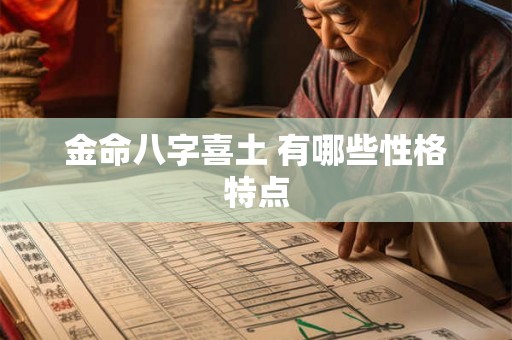 金命八字喜土 有哪些性格特点