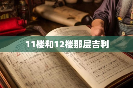 11楼和12楼那层吉利 11楼和12楼那层吉利