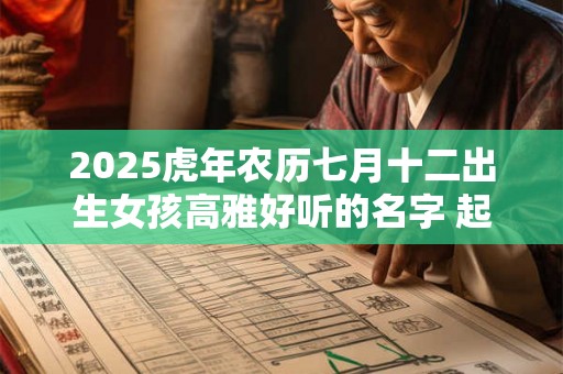 2025虎年农历七月十二出生女孩高雅好听的名字 起名最佳字 2025虎年农历七月十二出生女孩高雅好听的名字 起名最佳字