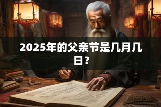 2025年的父亲节是几月几日？