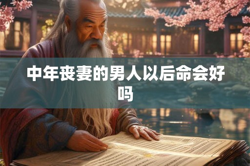 中年丧妻的男人以后命会好吗