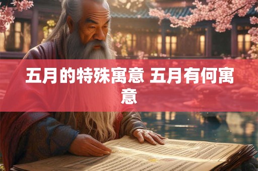 五月的特殊寓意 五月有何寓意 五月的特殊寓意 五月有何寓意