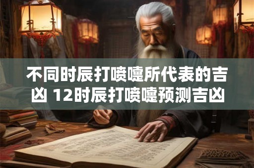 不同时辰打喷嚏所代表的吉凶 12时辰打喷嚏预测吉凶 不同时辰打喷嚏所代表的吉凶 12时辰打喷嚏预测吉凶