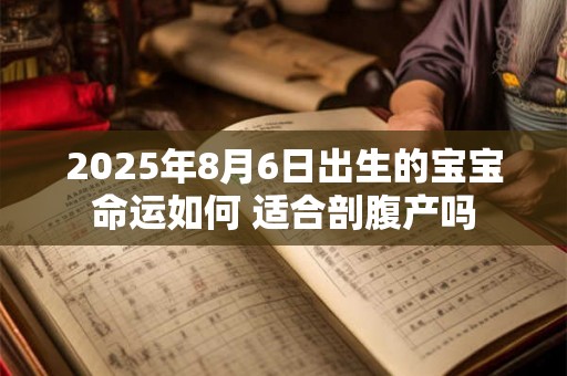 2025年8月6日出生的宝宝命运如何 适合剖腹产吗 2025年8月6日出生的宝宝命运如何 适合剖腹产吗