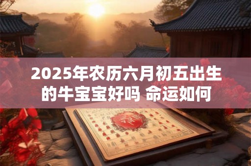 2025年农历六月初五出生的牛宝宝好吗 命运如何