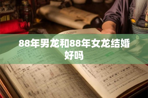 88年男龙和88年女龙结婚好吗 88年男龙和88年女龙结婚好吗