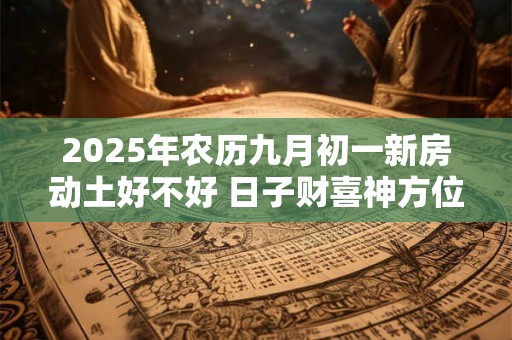 2025年农历九月初一新房动土好不好 日子财喜神方位