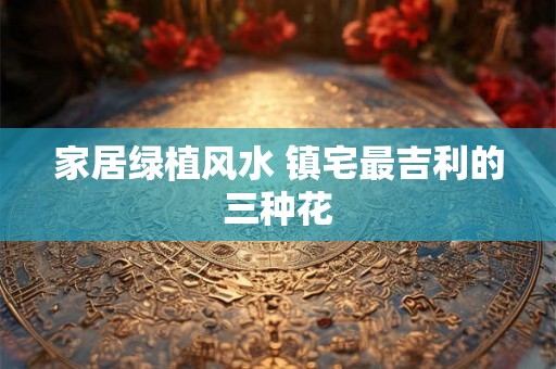 家居绿植风水 镇宅最吉利的三种花 家居绿植风水 镇宅最吉利的三种花