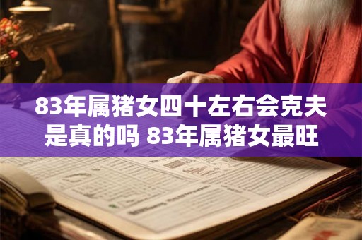 83年属猪女四十左右会克夫是真的吗 83年属猪女最旺的年龄 83年属猪女四十左右会克夫是真的吗 83年属猪女最旺的年龄