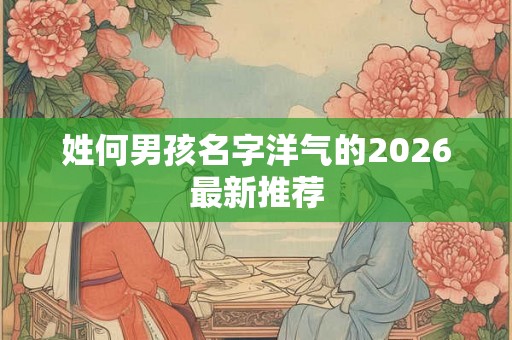 姓何男孩名字洋气的2026最新推荐 姓何男孩名字洋气的2026最新推荐