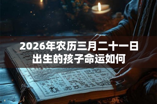 2026年农历三月二十一日出生的孩子命运如何 2026年农历三月二十一日出生的孩子命运如何
