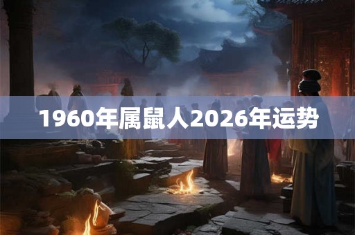 1960年属鼠人2026年运势