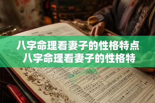 八字命理看妻子的性格特点 八字命理看妻子的性格特点是什么