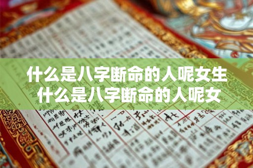什么是八字断命的人呢女生 什么是八字断命的人呢女生性格 什么是八字断命的人呢女生 什么是八字断命的人呢女生性格