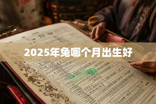 2025年兔哪个月出生好 2025年兔哪个月出生好