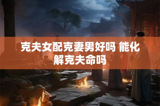 克夫女配克妻男好吗 能化解克夫命吗