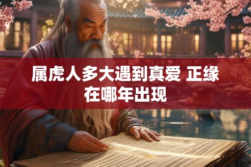 属虎人多大遇到真爱 正缘在哪年出现 属虎人多大遇到真爱 正缘在哪年出现