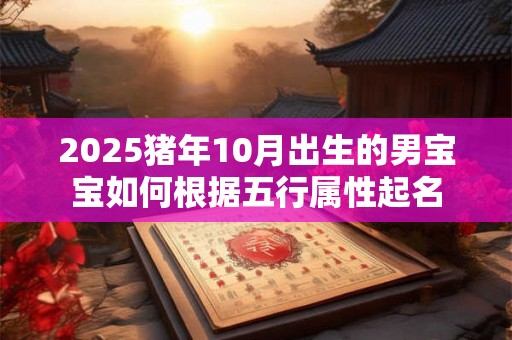 2025猪年10月出生的男宝宝如何根据五行属性起名 2025猪年10月出生的男宝宝如何根据五行属性起名
