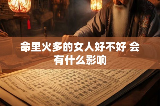 命里火多的女人好不好 会有什么影响 命里火多的女人好不好 会有什么影响