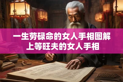 一生劳碌命的女人手相图解 上等旺夫的女人手相 一生劳碌命的女人手相图解 上等旺夫的女人手相