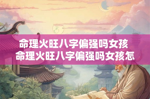 命理火旺八字偏强吗女孩 命理火旺八字偏强吗女孩怎么办 命理火旺八字偏强吗女孩 命理火旺八字偏强吗女孩怎么办