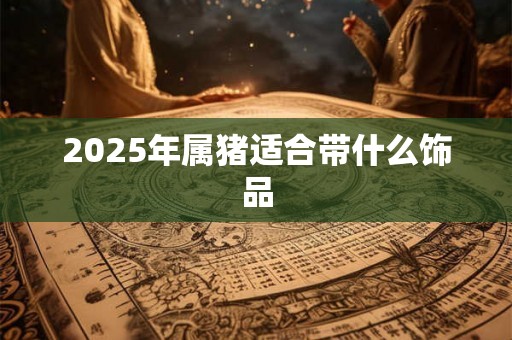 2025年属猪适合带什么饰品 2025年属猪适合带什么饰品