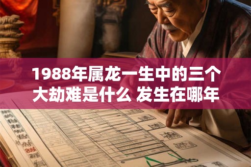 1988年属龙一生中的三个大劫难是什么 发生在哪年 1988年属龙一生中的三个大劫难是什么 发生在哪年