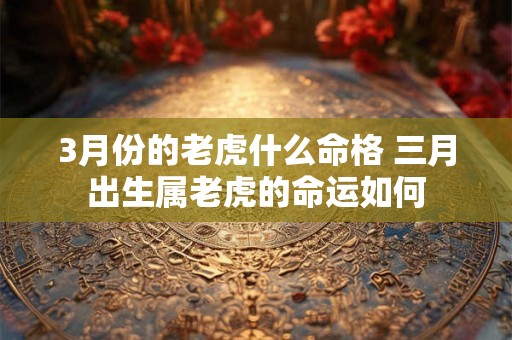 3月份的老虎什么命格 三月出生属老虎的命运如何 3月份的老虎什么命格 三月出生属老虎的命运如何
