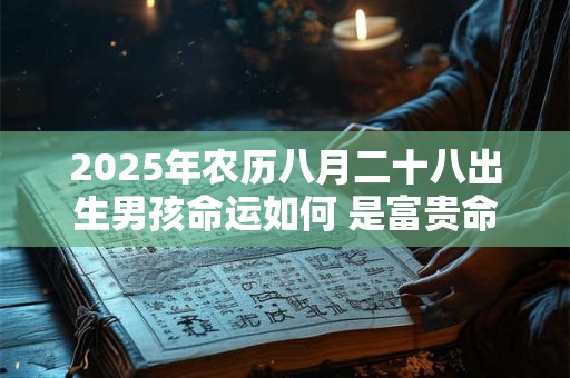 2025年农历八月二十八出生男孩命运如何 是富贵命吗 2025年农历八月二十八出生男孩命运如何 是富贵命吗