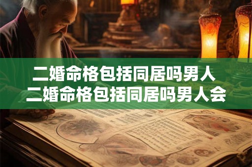 二婚命格包括同居吗男人 二婚命格包括同居吗男人会离婚吗