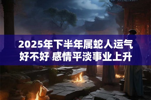 2025年下半年属蛇人运气好不好 感情平淡事业上升